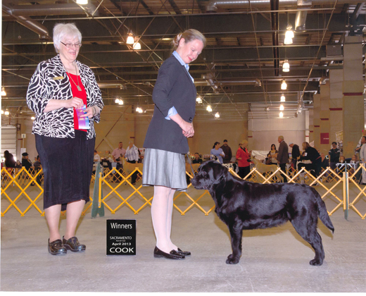 Charley winning her first point!