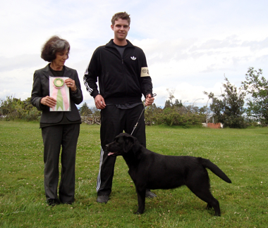 Quinn with Bret months